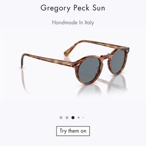 Oliver Peoples Gregory Peck Sunglasses